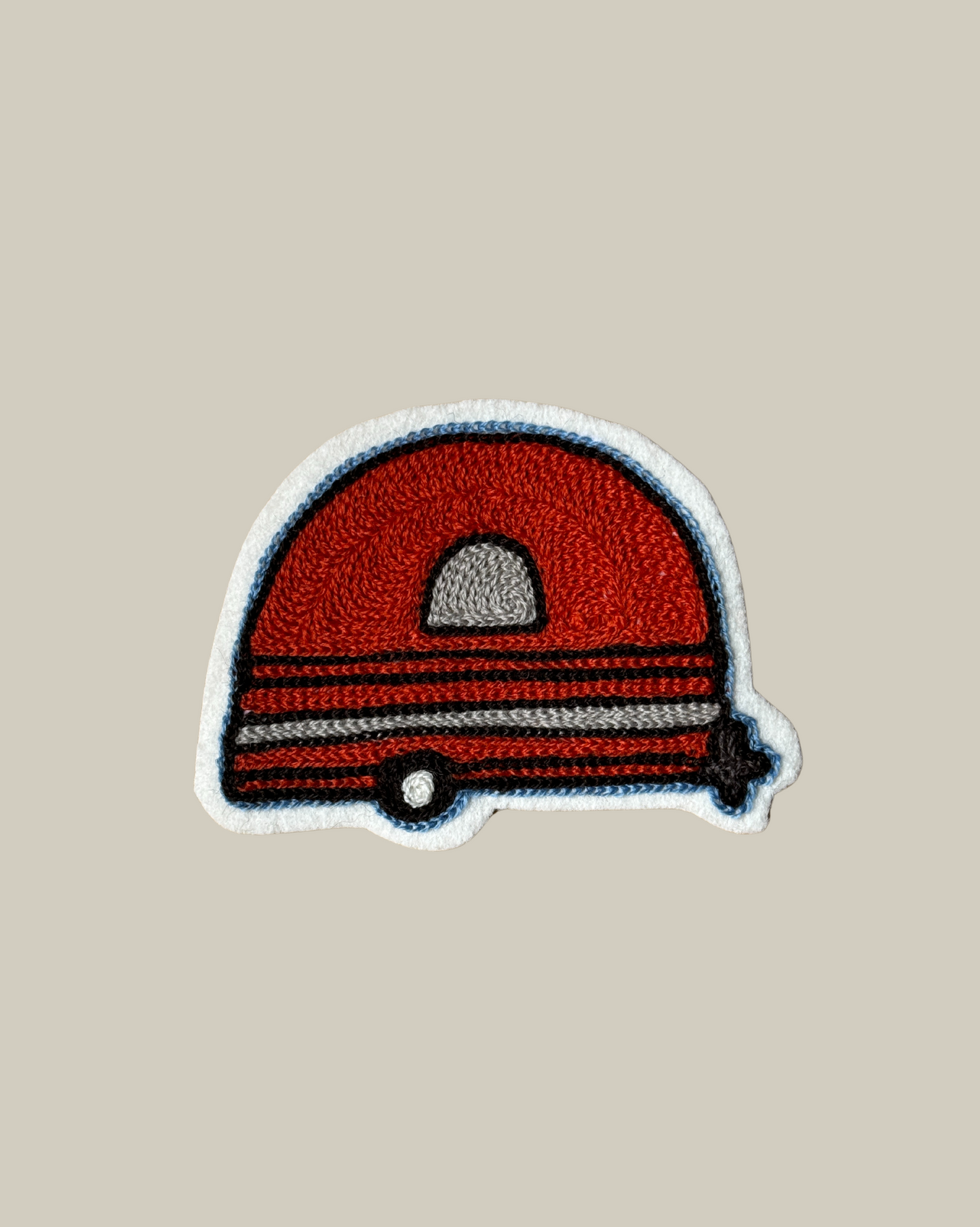 Vintage Red Camper Patch