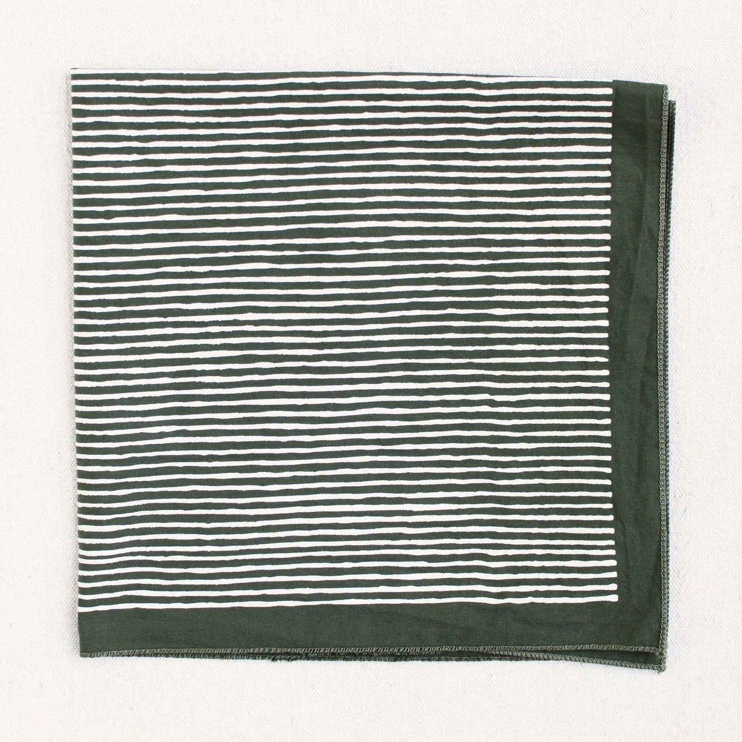 Olive Striped Bandana