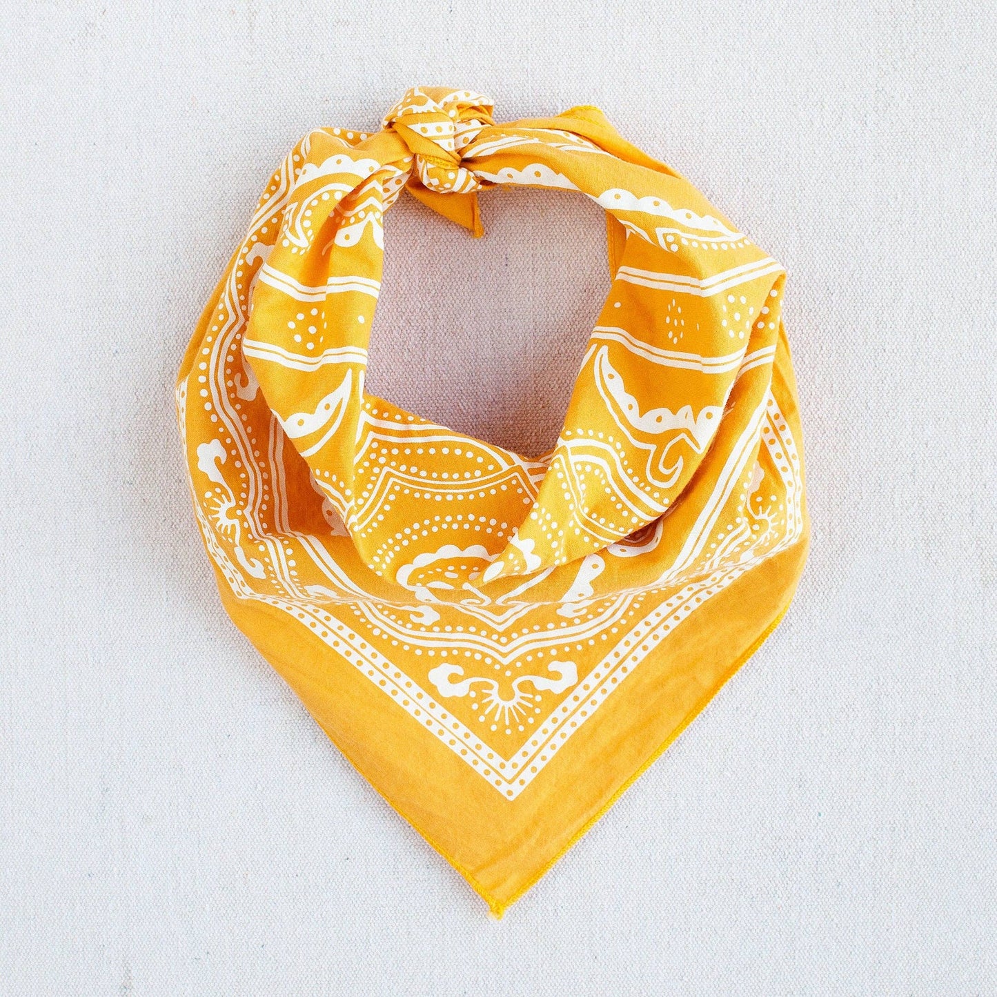 Western Bandana, Golden Yellow