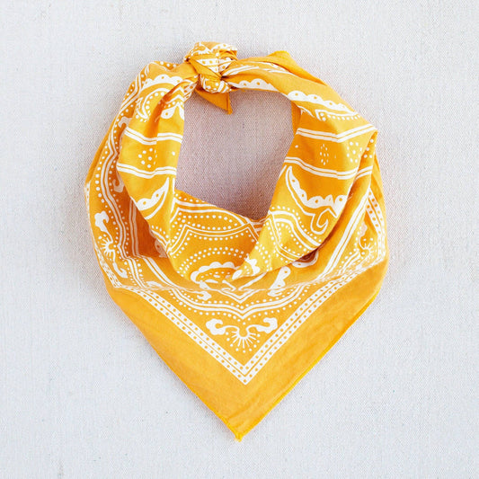 Western Bandana, Golden Yellow