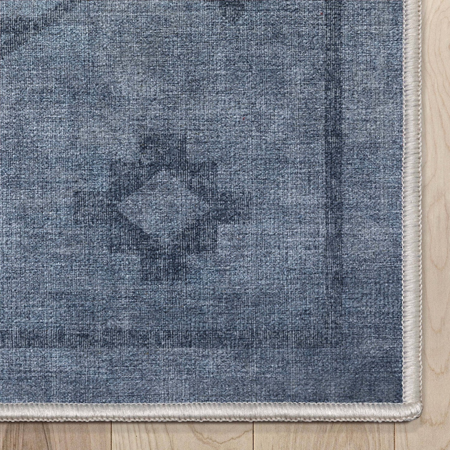 Bottineau Distressed Southwestern Flat-Weave Rug: Beige / Rectangular / 9'10" x 13'