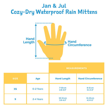 Terracotta | Cozy-Dry Waterproof Rain Mittens: XS (0-2Y)