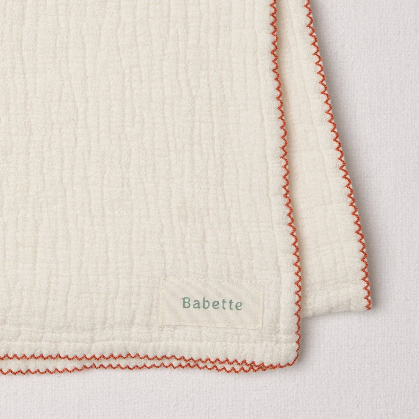 Stroller Blanket - Scalloped Trim: Marigold