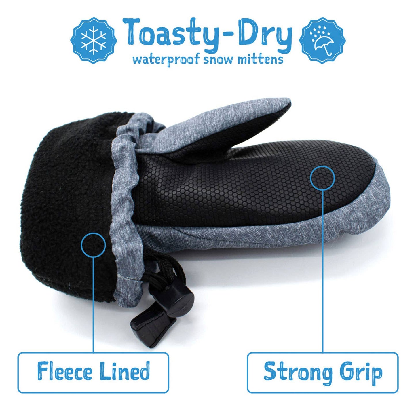 Woodland Camo | Toasty-Dry Waterproof Snow Mitten: S: with thumb