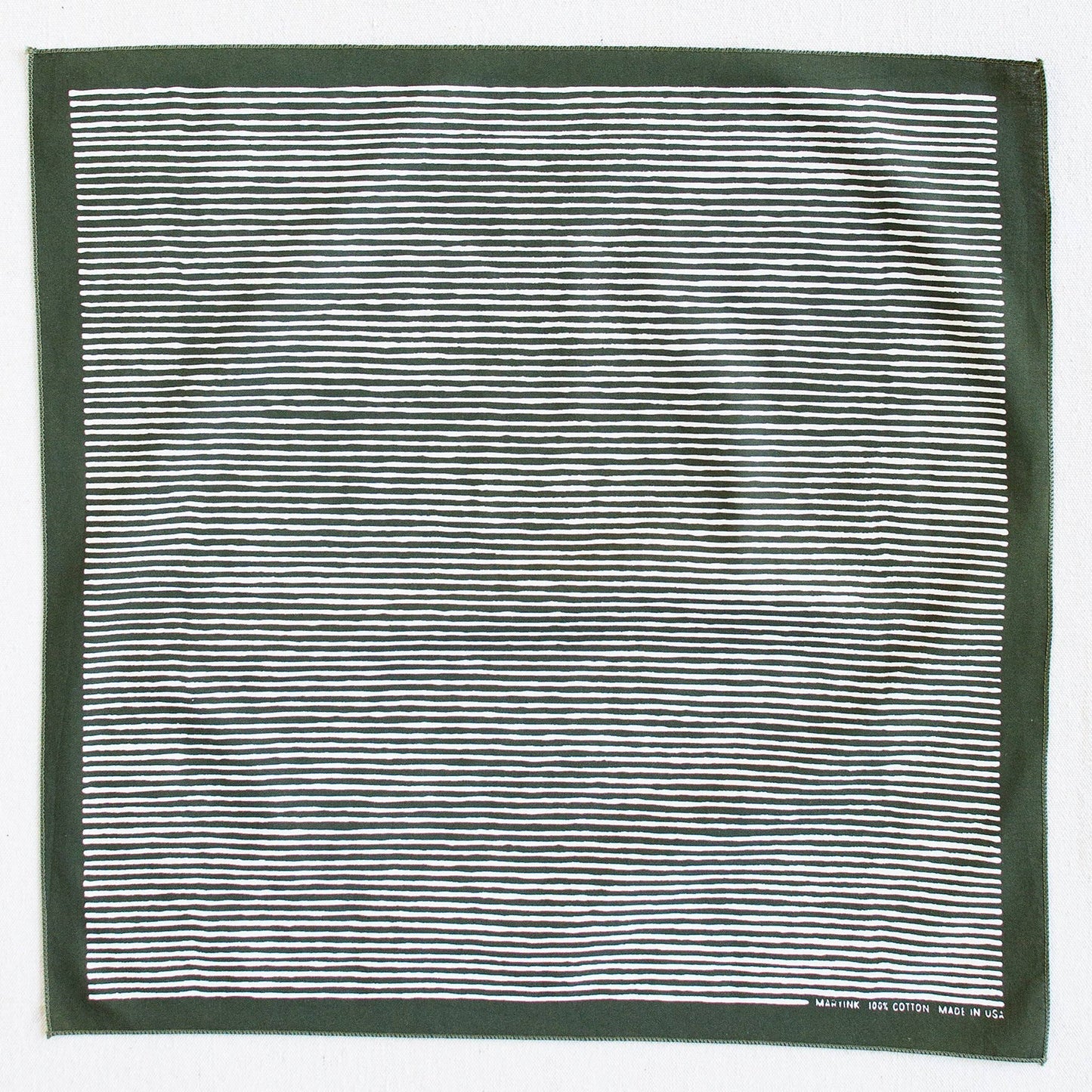 Olive Striped Bandana