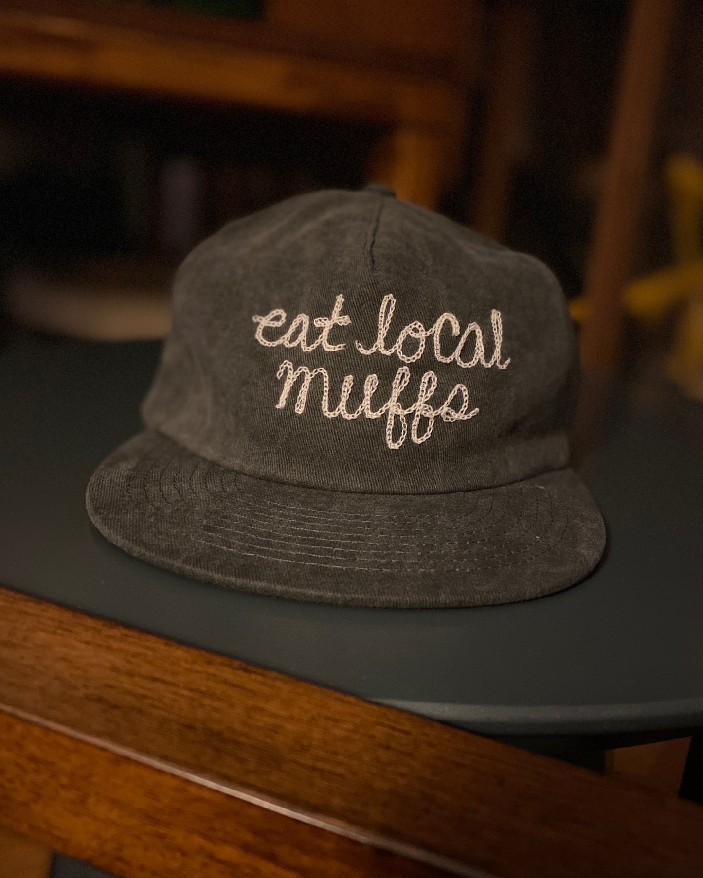 Chain Stitched Washed 5 Panel Field Trip Hat