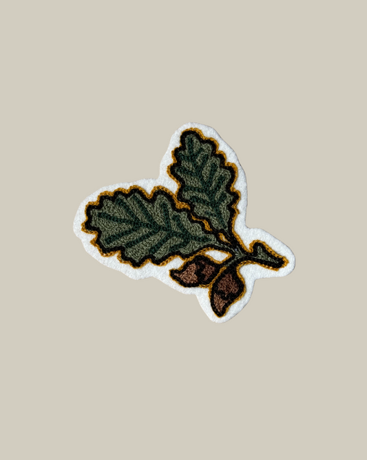 Acorn and Leaves Patch