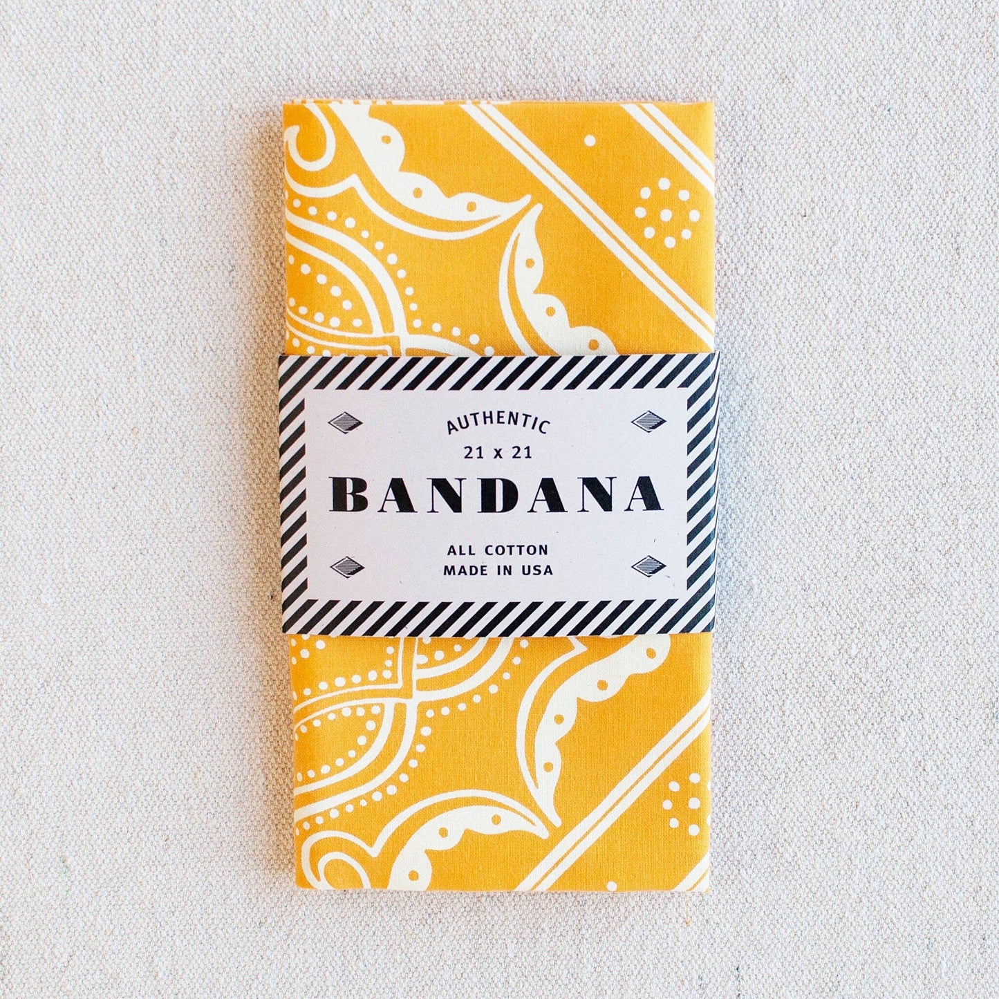 Western Bandana, Golden Yellow