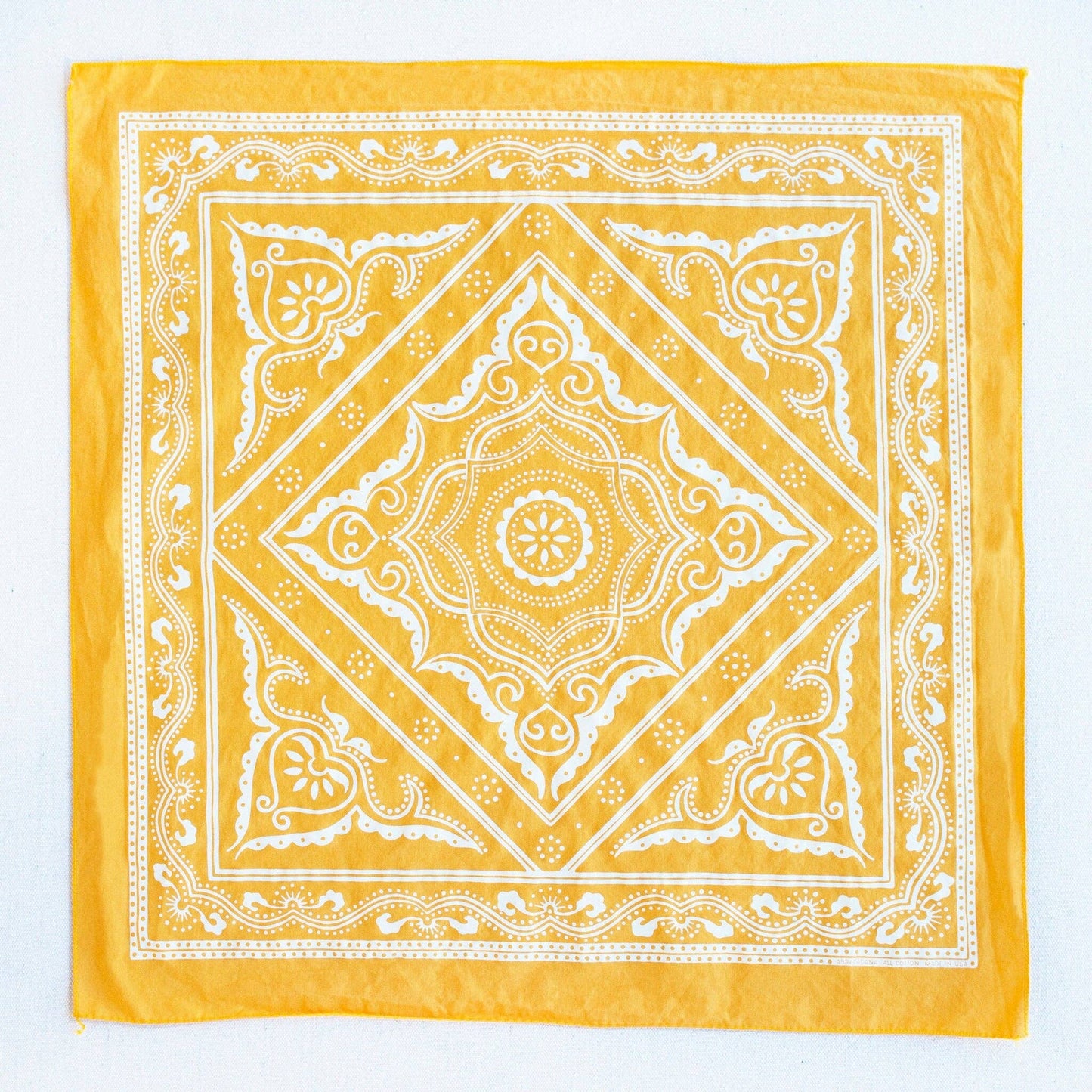 Western Bandana, Golden Yellow