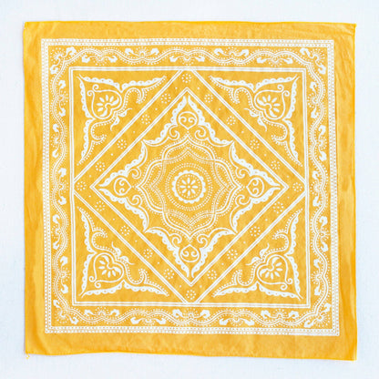 Western Bandana, Golden Yellow