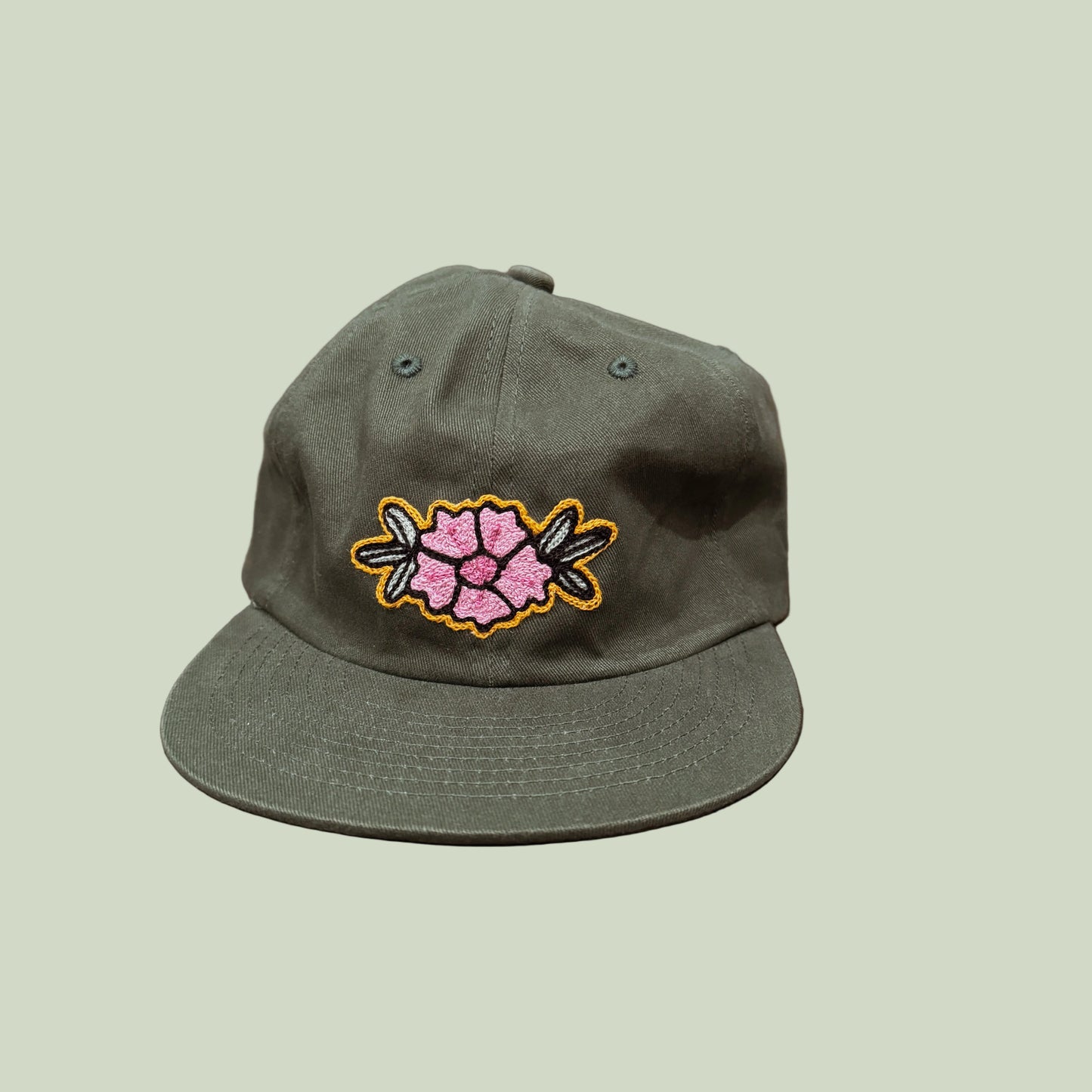 Rhododendron Chain Stitched Hat