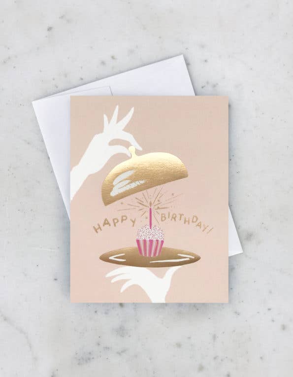 Sparkling Cupcake Card