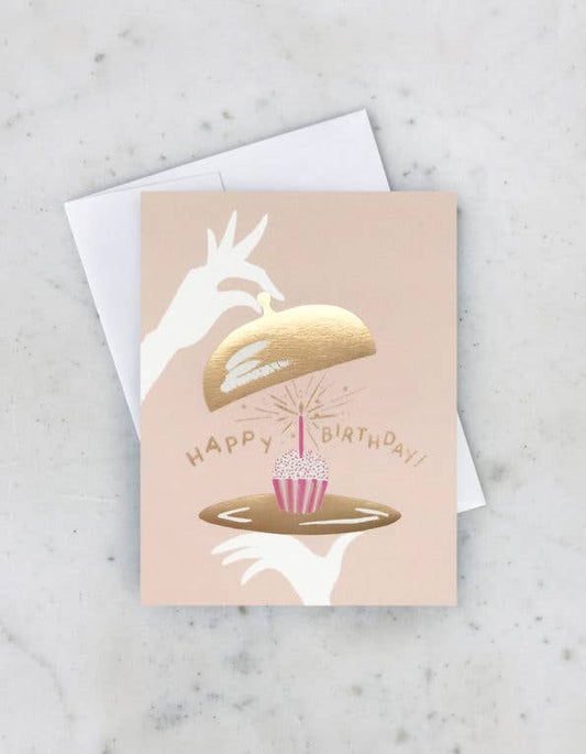 Sparkling Cupcake Card