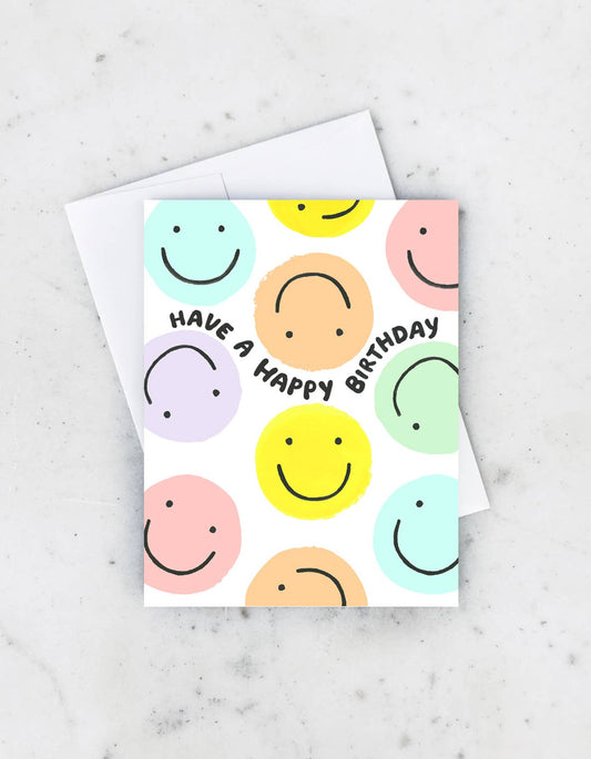 Smiley Birthday Card