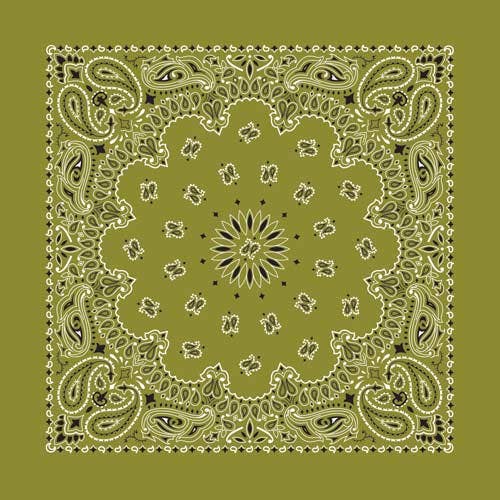 Classic Paisley- Olive