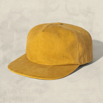 Chain Stitched Washed 5 Panel Field Trip Hat