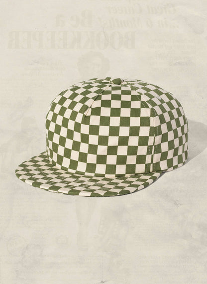 Kids Chain Stitched Checkerboard Field Trip Hat